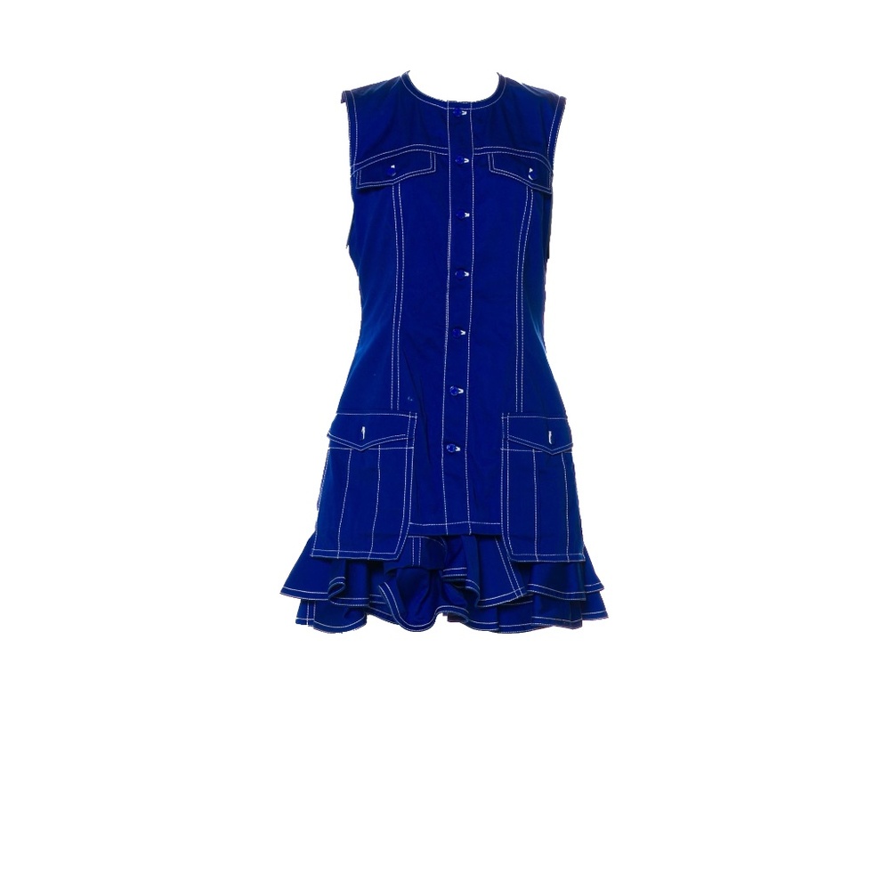 Givenchy Resort 2018 Look 22 Blue Dress - Picture 6 of 7